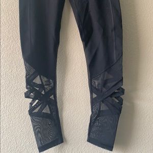 Black Victoria Secret Knockout Tights NEW